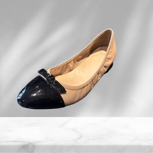 Cole Haan Taupe Stretch Ballerina Flats 9 1/2 B